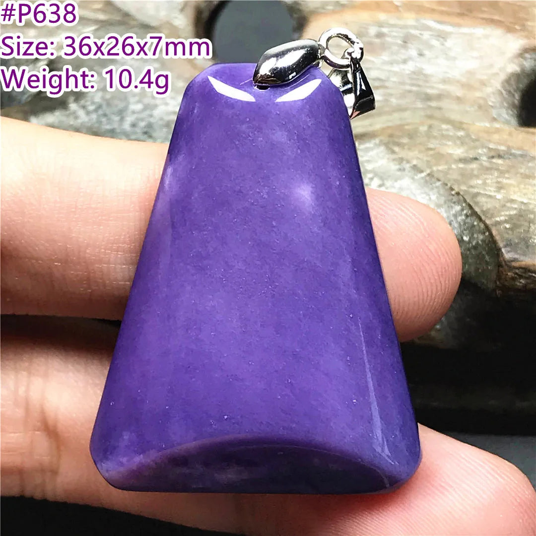 Top Natural Purple Charoite Stone Pendant Jewelry For Women Lady Men Love Healing Crystal Beads Silver Energy Gemstone AAAAA