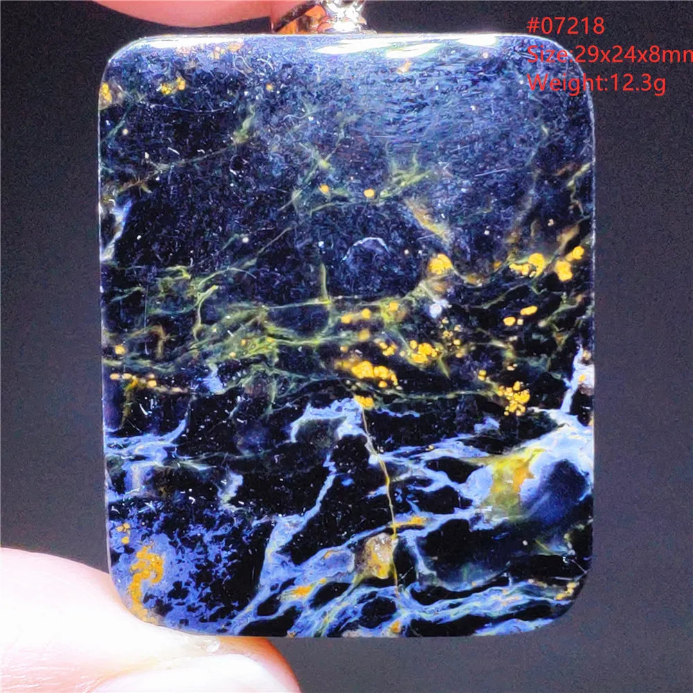 Natural Blue Pietersite Chatoyant Bead Pendant Jewelry Necklace Women Men Namibia Yellow Pietersite Cat Eye Fashion AAAAAA