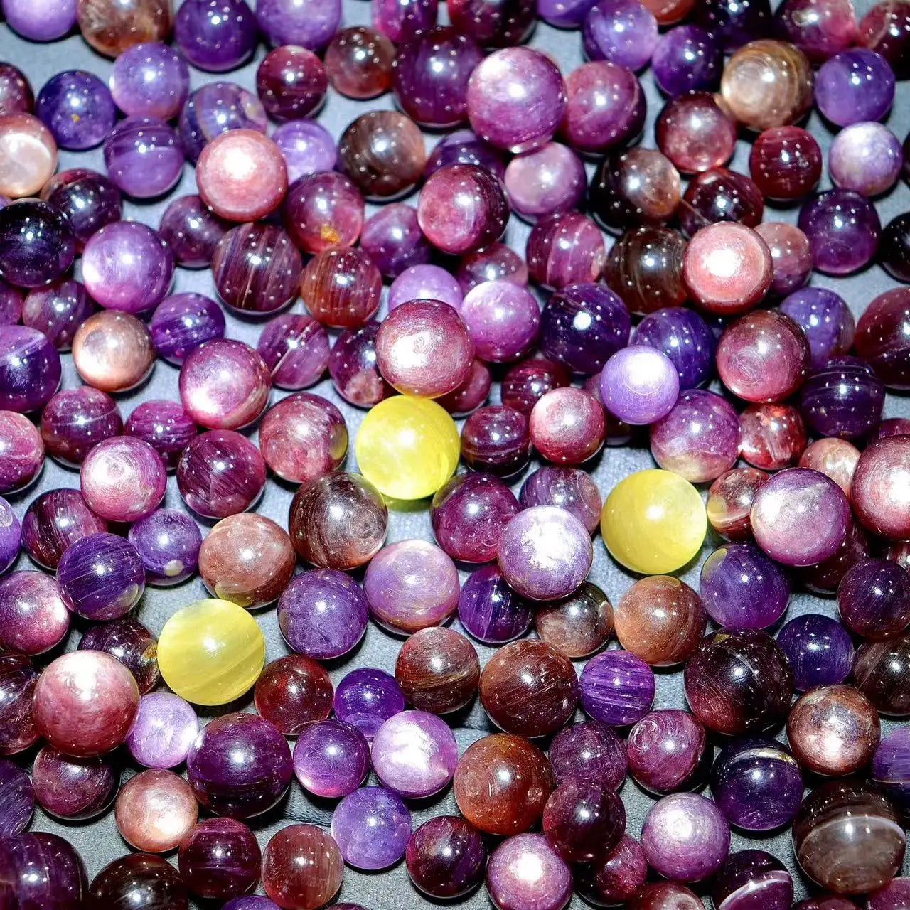 Esfera de Lepidolita Natural, Bola de Pedra Preciosa de Mica Roxa, Cristal de Cura, Joias de Quartzo, Decoração para Casa, Alta Qualidade