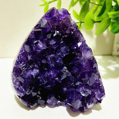 Natural Stones Uruguay Amethyst Quartz Crystal Cluster Meditation Witchcraft Energy FengShui Crystal Room Decoration