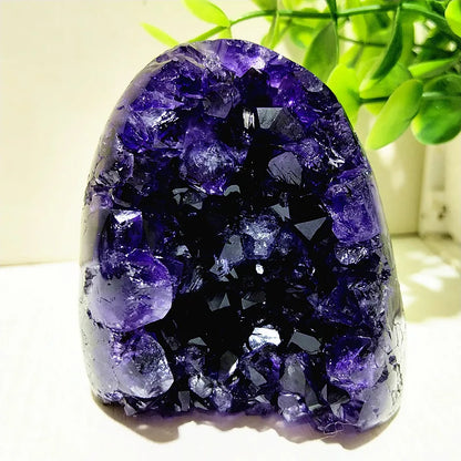 Natural Stones Uruguay Amethyst Quartz Crystal Cluster Meditation Witchcraft Energy FengShui Crystal Room Decoration