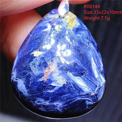 Natural Blue Pietersite Chatoyant Bead Pendant Jewelry Necklace Women Men Namibia Yellow Pietersite Cat Eye Fashion AAAAAA