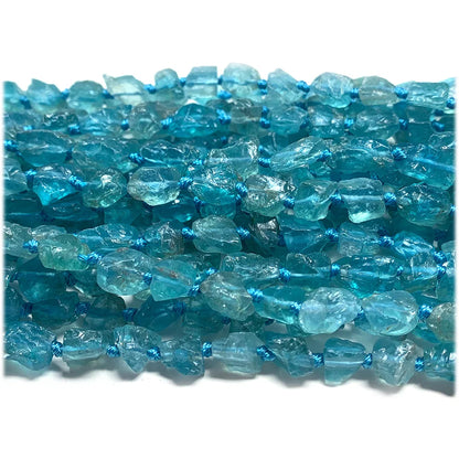 Veemake Natural Clear Green Blue Apatite Fluorapatite Nugget Forma Livre Solto Mineral Bruto Bruto Jóias Foscas Contas 08241