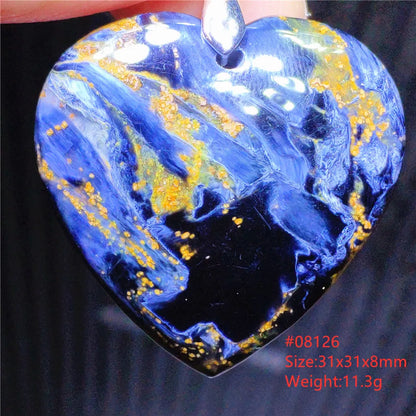 Natural Blue Pietersite Chatoyant Bead Pendant Jewelry Necklace Women Men Namibia Yellow Pietersite Cat Eye Fashion AAAAAA