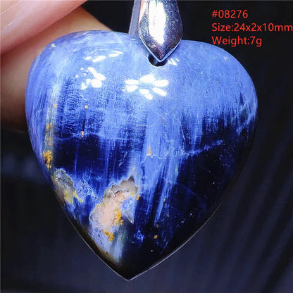 Natural Blue Pietersite Chatoyant Bead Pendant Jewelry Necklace Women Men Namibia Yellow Pietersite Cat Eye Fashion AAAAAA