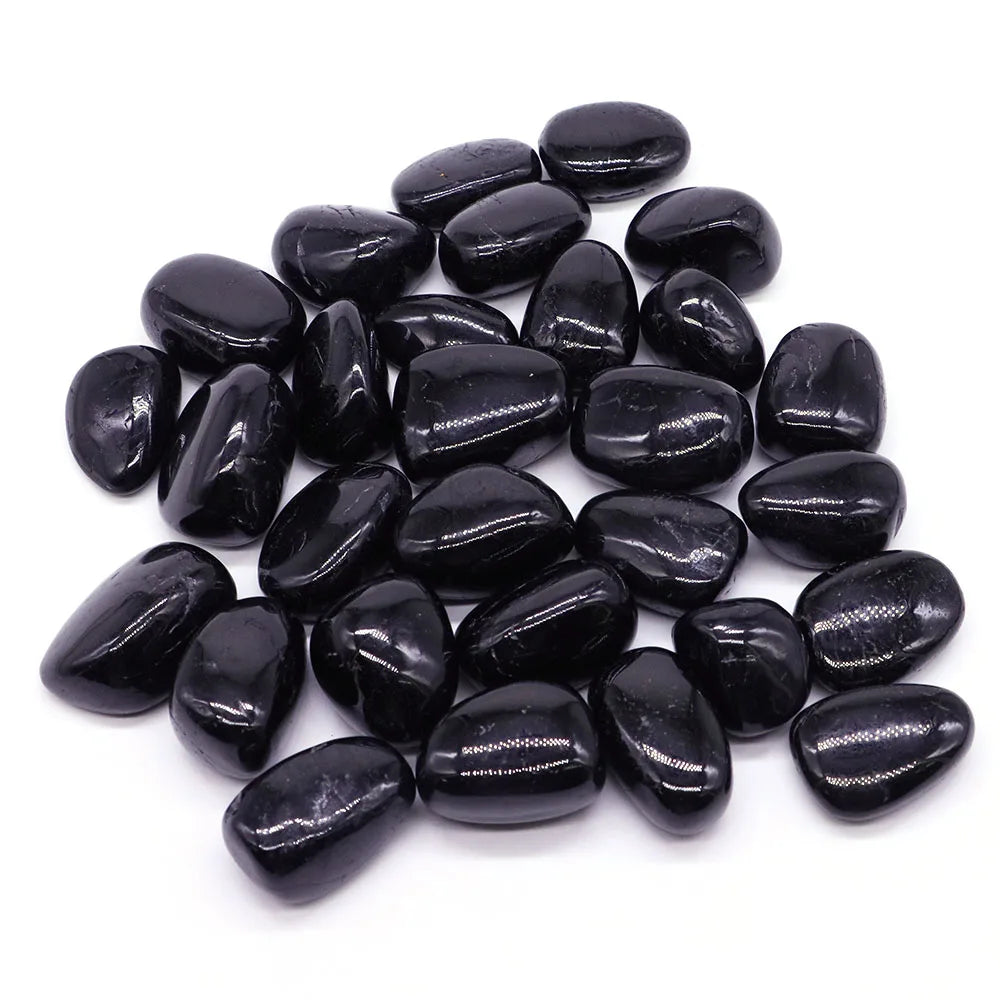 Natural Black Tourmaline Quartz Crystals And Healing Stones Tumbled Bulk Mineral Specimen Gemstones Home Aquarium Decoration