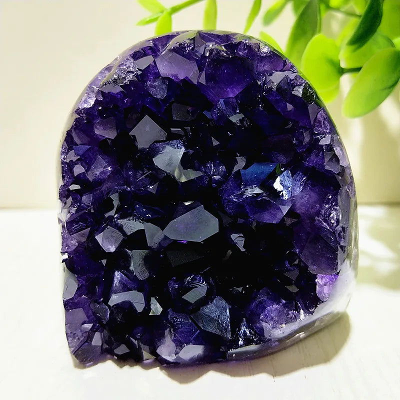 Natural Stones Uruguay Amethyst Quartz Crystal Cluster Meditation Witchcraft Energy FengShui Crystal Room Decoration