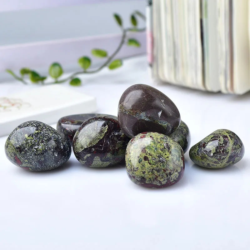 Random Natural Irregular Dragon Bloodstone Tumbled Stone Rough Crystal Healing Energy Gemstones Mineral Specimen Home Decor