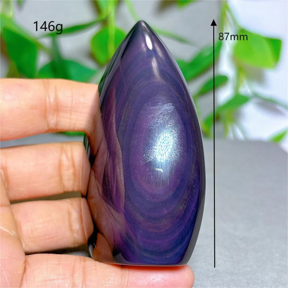 Rainbow Obsidian Free Form Crystal Natural Quartz  Stone Home Decoration Minerals Reiki Craft Gifts Energy Healing Spiritual