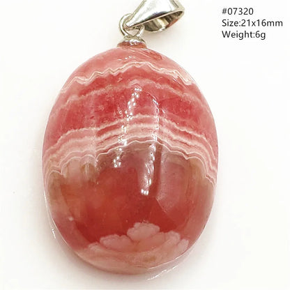 Natural Rose Rhodochrosite Pendant Heart Red Rhodochrosite Love Bead Pendant Necklace Women Rare Rose Necklace AAAAA