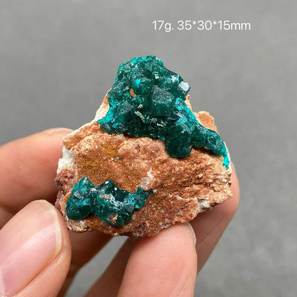 100% Natural Congo green Dioptase Mineral specimen stones and crystals quartz