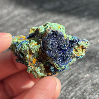 45g Natural Crystal Rock Raw Azurite Malachit Mineral Specimen Quartz Decor Polished Divination Healing Gift Reiki D21