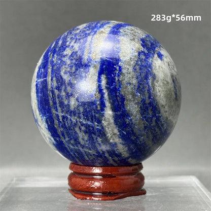 Bola de Lápis-Lazúli Natural Artesanato Polido Aura Cura Energia Meditação Adivinhação Altar Bola de Pedra Mineral Ornamentos para Casa Presente