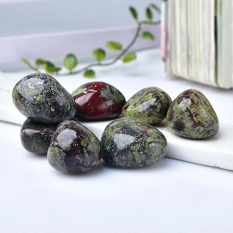 Random Natural Irregular Dragon Bloodstone Tumbled Stone Rough Crystal Healing Energy Gemstones Mineral Specimen Home Decor