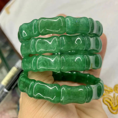 Pulseira de contas de pedra de jade aventurina verde, joia com pedras preciosas naturais para homens e mulheres, para presente, atacado!