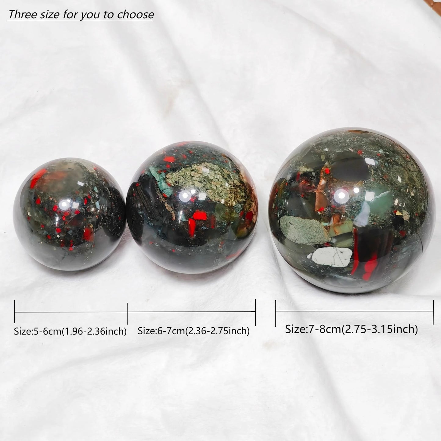 African Bloodstone Sphere Unique Quartz Crystal Ball for Reiki Healing, Divination & Home Decor | Perfect Christmas Gift