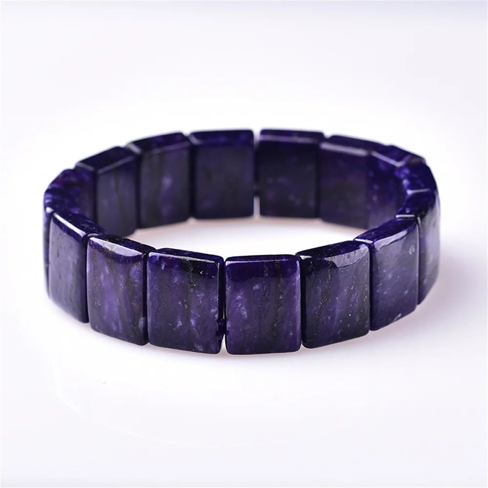 Natural Charoite Bangle Women Beautiful Colorful Crystal Energy Healing Fashion Gemstone Jewelry 1PCS 12x16mm