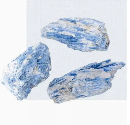 100% Natural Blue Kyanite Mineral Specimen - Raw Healing Stones for Feng Shui Decoration