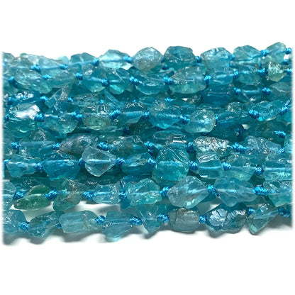 Veemake Natural Clear Green Blue Apatite Fluorapatite Nugget Forma Livre Solto Mineral Bruto Bruto Jóias Foscas Contas 08241