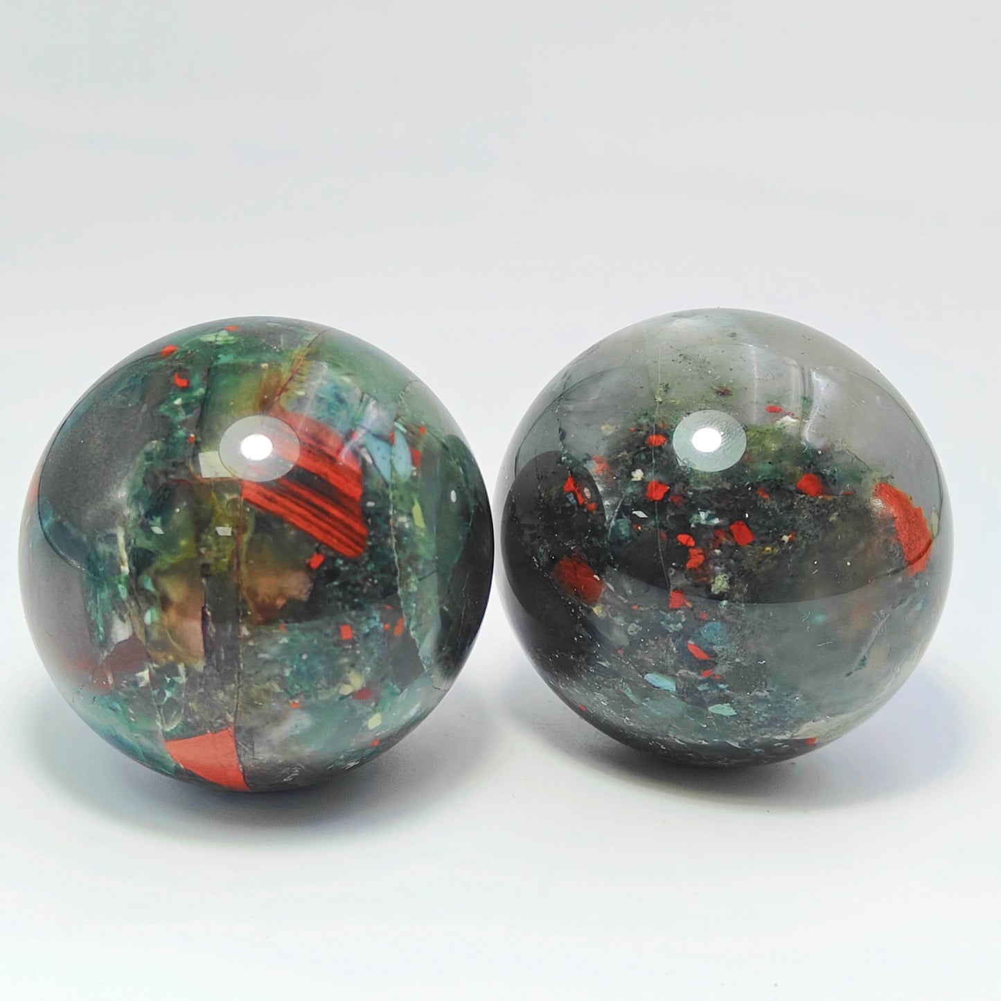 African Bloodstone Sphere Unique Quartz Crystal Ball for Reiki Healing, Divination & Home Decor | Perfect Christmas Gift