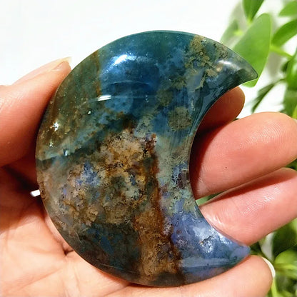 Natural Ocean Jasper Sea Gem Moon Sorcerer Exorcism Meditation Energy Exorcise evil spir Cures Crystal Home Feng Shui Decoration