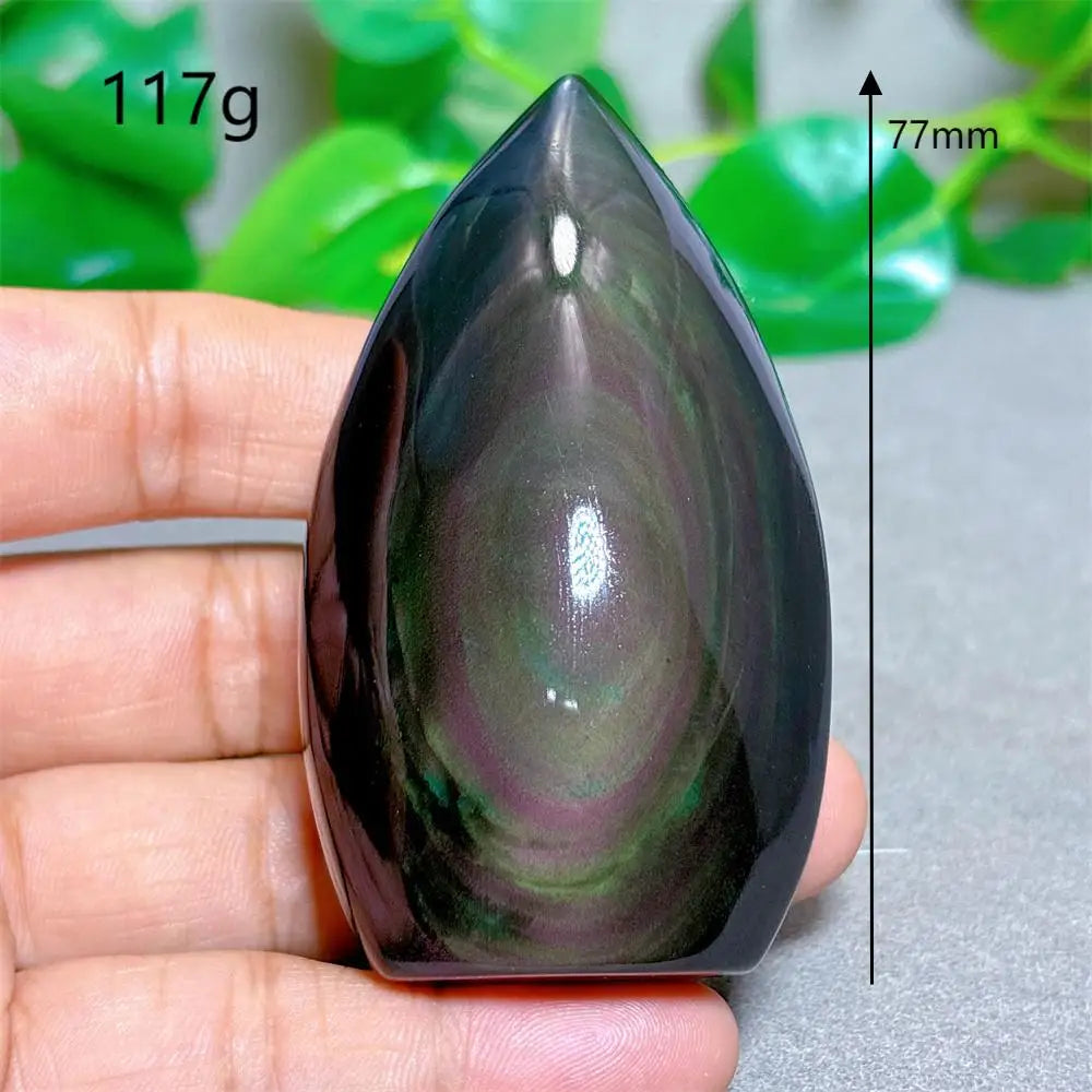 Rainbow Obsidian Free Form Crystal Natural Quartz  Stone Home Decoration Minerals Reiki Craft Gifts Energy Healing Spiritual