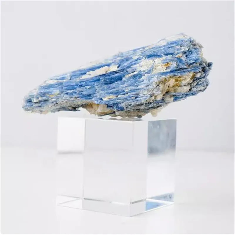 100% Natural Blue Kyanite Mineral Specimen - Raw Healing Stones for Feng Shui Decoration