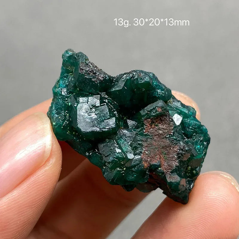 100% Natural Congo green Dioptase Mineral specimen stones and crystals quartz collection