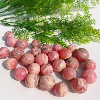 2pc/5pc/10pc natural gemstone small Rhodochrosite sphere natural crystal rocks stone crystal stone for gift decoration for gift