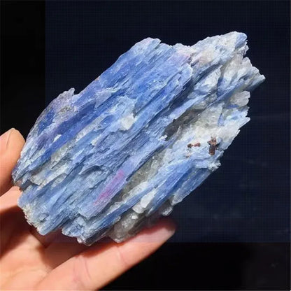 100% Natural Blue Kyanite Mineral Specimen - Raw Healing Stones for Feng Shui Decoration