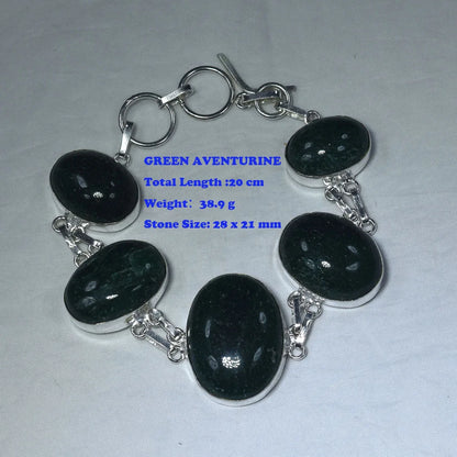 Genuine Labradorite Sodalite Lapis Lazuri Agate Green Onyx Amethyst Tiger Eye Bracelet  Silvers Overlay Copper