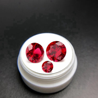 Luxo sem aquecimento 7,50 Cts Natural Minerado 11,0 mm Sri-Lanka Garnet Ruby Pigeon Red Round Cut VVS Gem Solta Para Joias DIY