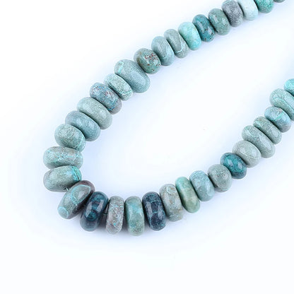 Natural Chrysocolla Gemstone Necklaces, Gemstone Necklaces, beads20.5inch165g20x19x8/9x8x6mm