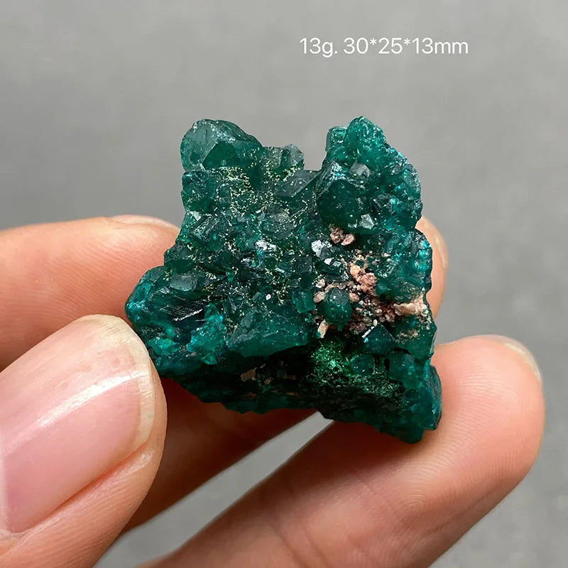 100% Natural Congo green Dioptase Mineral specimen stones and crystals quartz collection