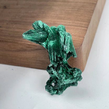 1PC/100gram Natural Velvet Malachite Raw Specimen, Mineral Collection, Precious Crystal Malachite Cluster