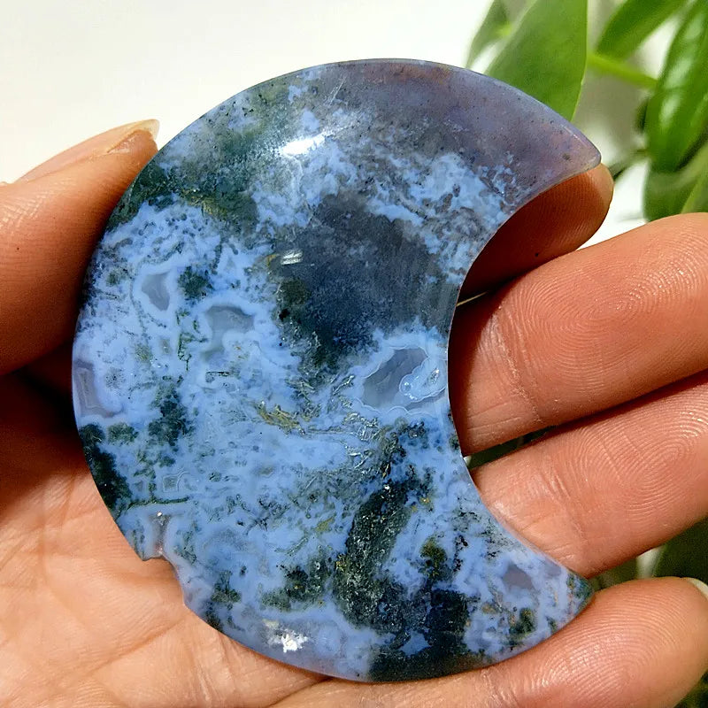 Natural Ocean Jasper Sea Gem Moon Sorcerer Exorcism Meditation Energy Exorcise evil spir Cures Crystal Home Feng Shui Decoration