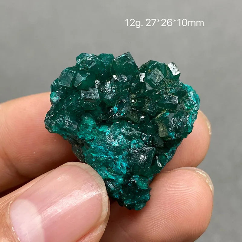 100% Natural Congo green Dioptase Mineral specimen stones and crystals quartz collection