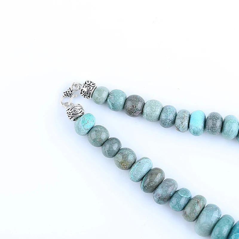 Natural Chrysocolla Gemstone Necklaces, Gemstone Necklaces, beads20.5inch165g20x19x8/9x8x6mm