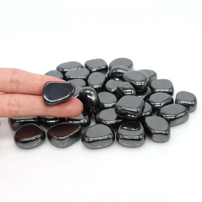 Natural Hematite Irregular Tumbled Stones Healing Crystals Reiki Quartz Mineral Gemstone Home Decor Specimen Aquarium Decoration