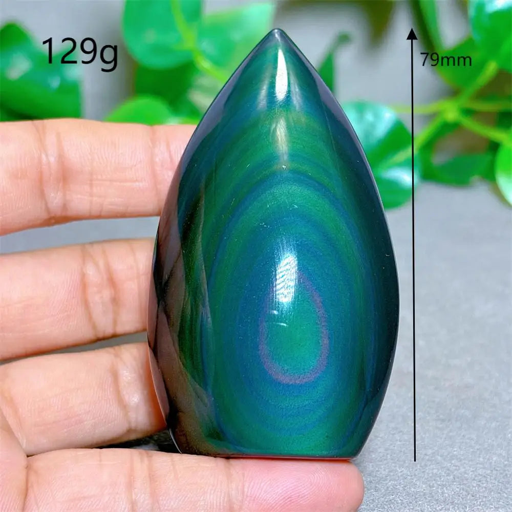 Rainbow Obsidian Free Form Crystal Natural Quartz  Stone Home Decoration Minerals Reiki Craft Gifts Energy Healing Spiritual