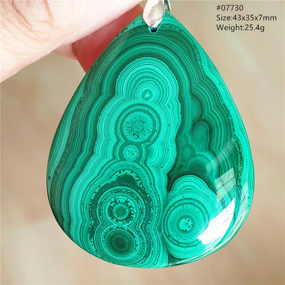 Natural Green Malachite Chrysocolla Pendant Jewelry Rectangle Women Men Big Fashion Green Chrysocolla Fashion Necklace AAAAAA