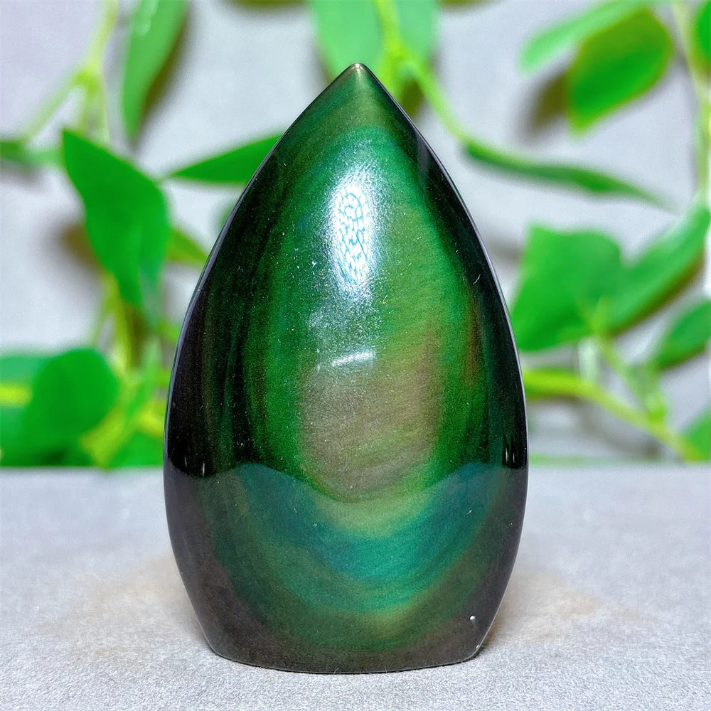 Rainbow Obsidian Free Form Crystal Natural Quartz  Stone Home Decoration Minerals Reiki Craft Gifts Energy Healing Spiritual