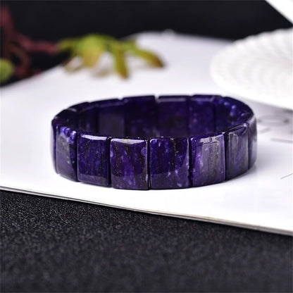 Natural Charoite Bangle Women Beautiful Colorful Crystal Energy Healing Fashion Gemstone Jewelry 1PCS 12x16mm