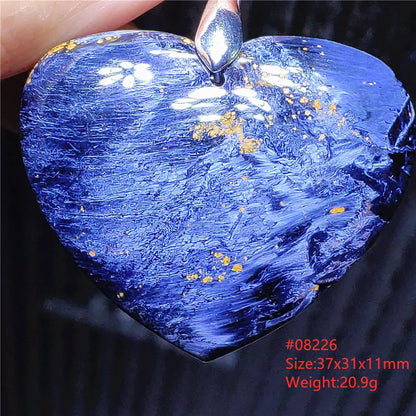 Natural Blue Pietersite Chatoyant Bead Pendant Jewelry Necklace Women Men Namibia Yellow Pietersite Cat Eye Fashion AAAAAA