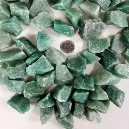 Natural Green Aventurine Crystal Quartz Raw Rough Tangling Jade Mineral Healing Crystals Specimens Reiki Collectible Home Decor