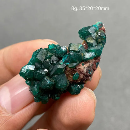 100% Natural Congo green Dioptase Mineral specimen stones and crystals quartz collection