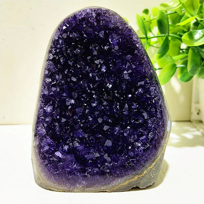 Natural Stones Uruguay Amethyst Quartz Crystal Cluster Meditation Witchcraft Energy FengShui Crystal Room Decoration