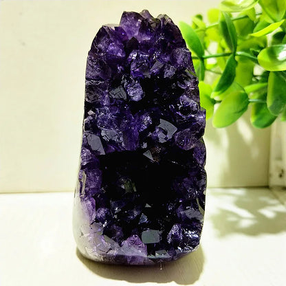 Natural Stones Uruguay Amethyst Quartz Crystal Cluster Meditation Witchcraft Energy FengShui Crystal Room Decoration