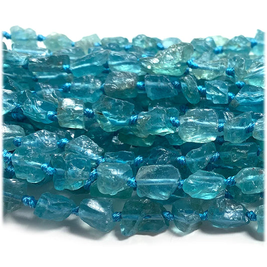 Veemake Natural Clear Green Blue Apatite Fluorapatite Nugget Forma Livre Solto Mineral Bruto Bruto Jóias Foscas Contas 08241