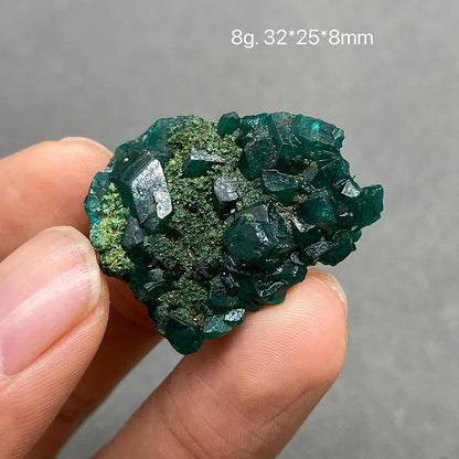 100% Natural Congo green Dioptase Mineral specimen stones and crystals quartz collection